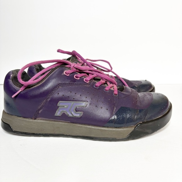 Ride Concepts Mountain Biking Purple Black Athletic Shoes Cycling Sz 10 Women’s - Picture 2 of 5